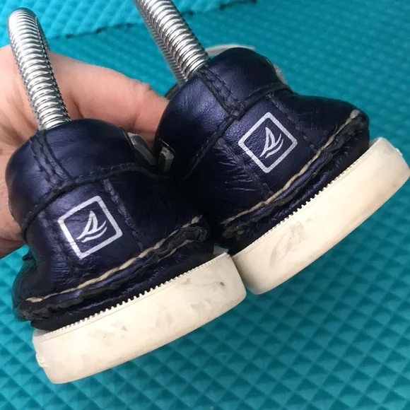 SPERRY Women Top Sider Metallic Boat Blue Shoes | 8.5 - Picture 5 of 13